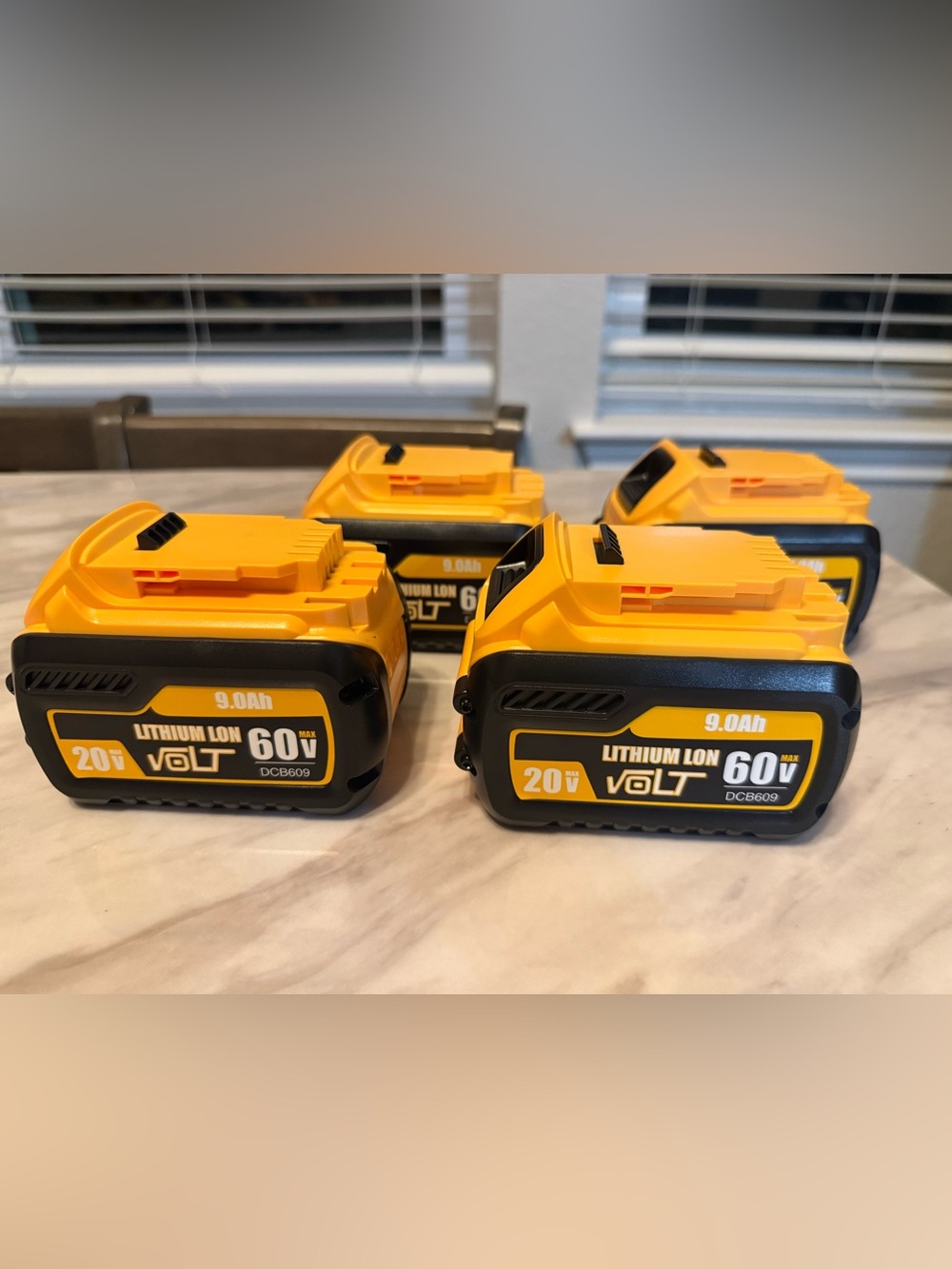 20V/60V Lithium-Ion Battery - Yellow/Black